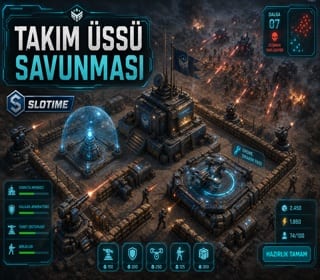 Slotime Takım Üssü Savunması Oyunu