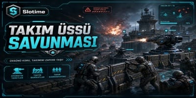Slotime Takım Üssü Savunması Oyunu